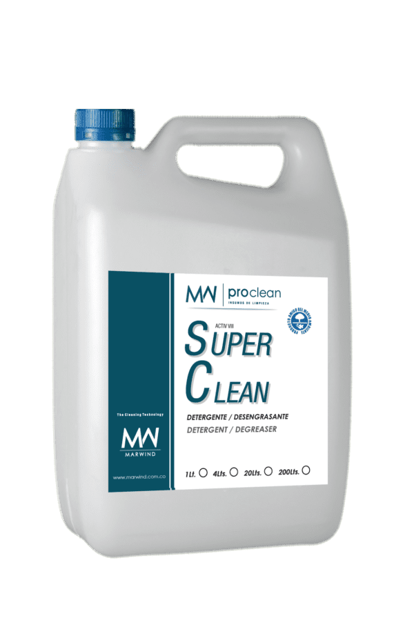 detergente desengrasante super clean